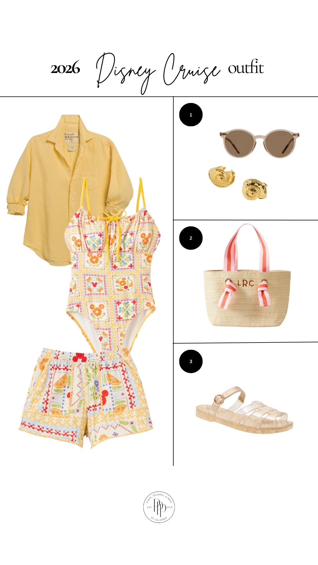 Disney cruise outfit idea 🚢✨
Love this bright, easy look for pool days, walking around the ship, or grabbing lunch by the water! 

 #LTKootd #LTKSwim #LTKTravel