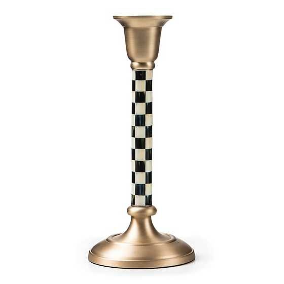 Courtly Check Small Candlestick | MacKenzie-Childs