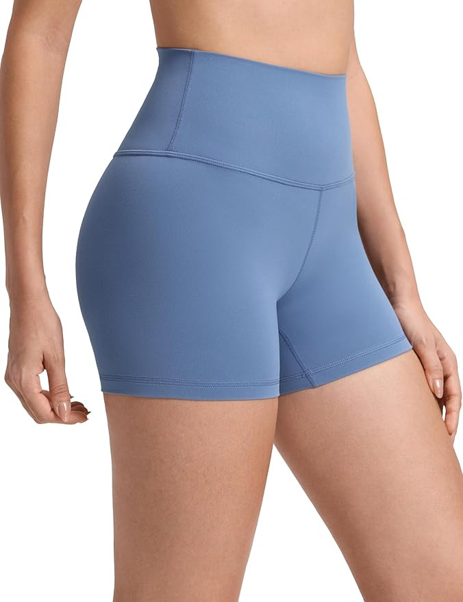 CRZ YOGA Butterluxe Biker Shorts 4'' - High Waisted Booty Workout Volleyball Yoga Womens Spandex | Amazon (US)
