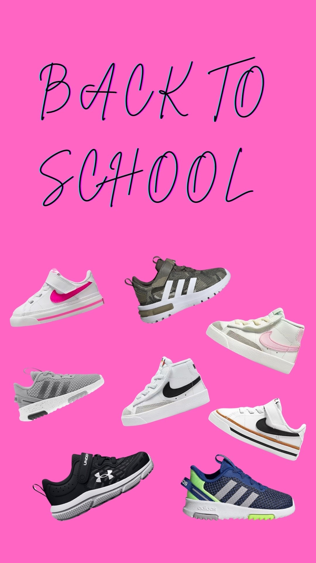 Toddler school shoes 🦋🌸🌈