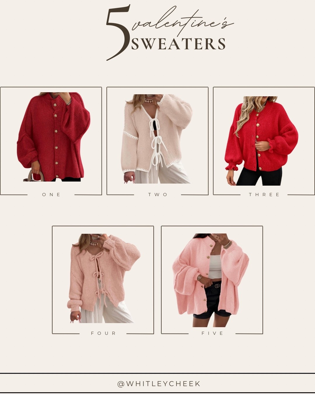 5 sweaters from Amazon that I’d wear for Valentine’s Day! ❣️

#LTKValentine #LTKootd #LTKMidsize