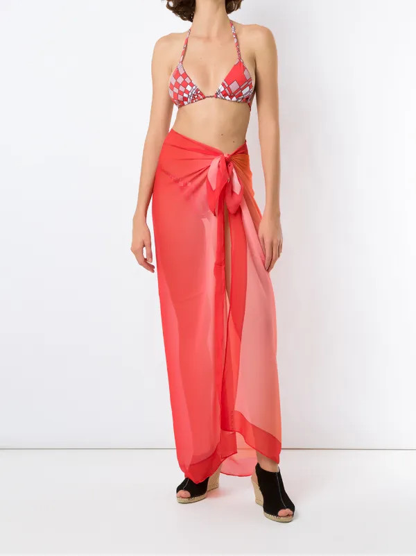 Amir Slama Lenço Grande De Seda | Rosa | FARFETCH BR | Farfetch (BR)