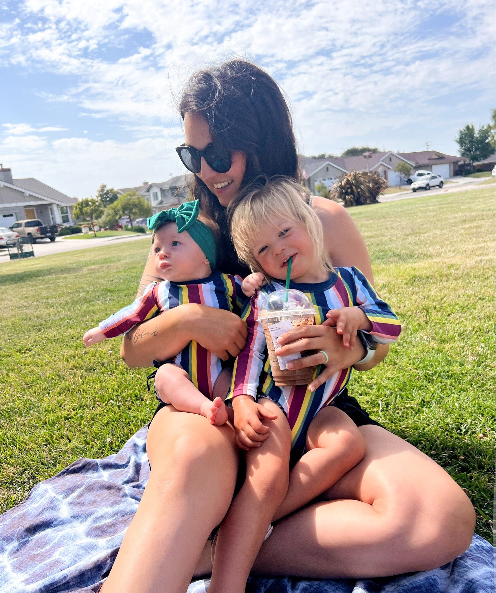 Girl mom = ALL THE MATCHING OUTFITS PLEASE ❤️🩵❤️ ruffle butts makes the CUTEST swimwear for kids & the best part is LESS sunscreen needed ☀️

#LTKbaby #LTKfamily #LTKSeasonal