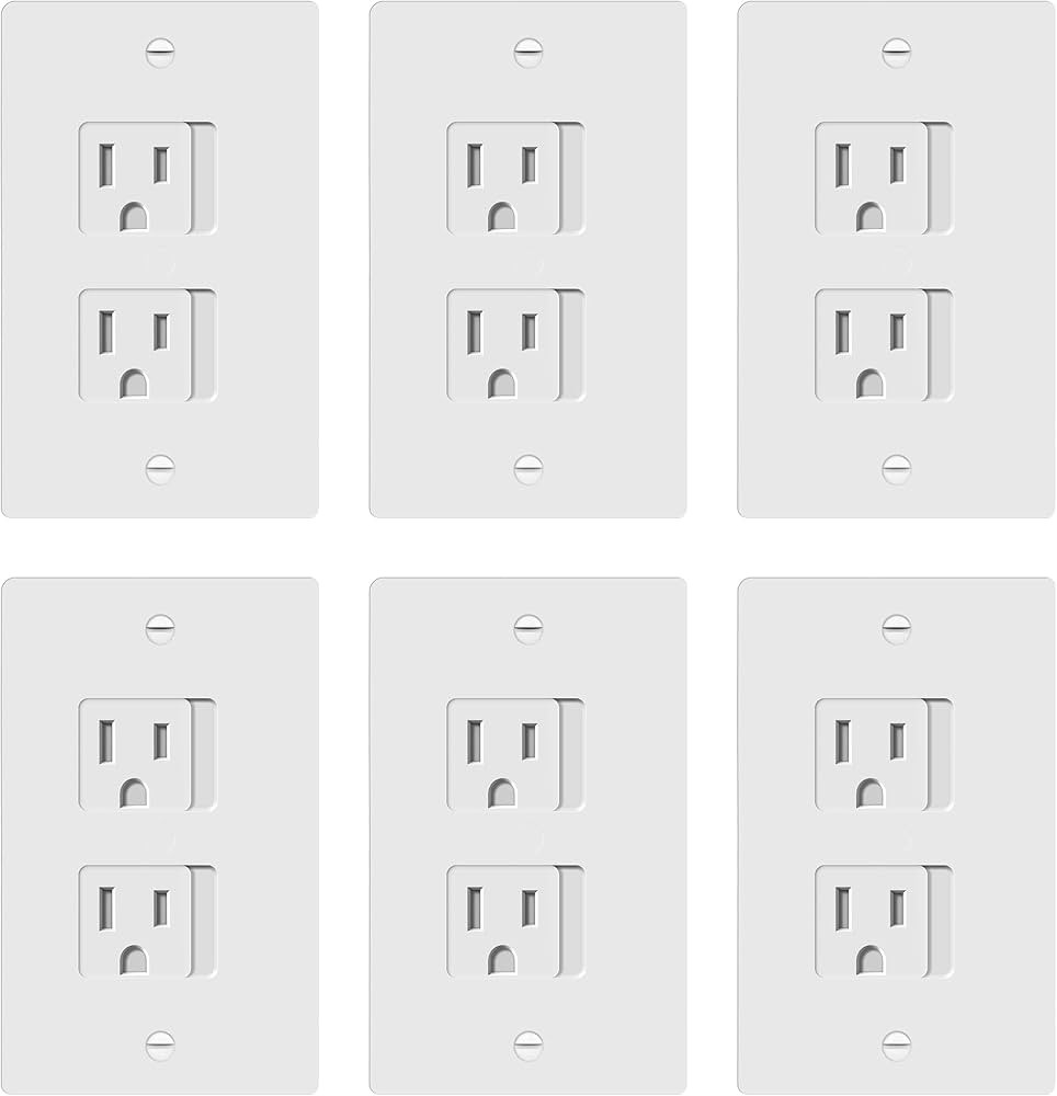 ENERLITES Child Proof Outlet Cover, Self-Closing, Fits Both Duplex and Decorator Outlet, Safety D... | Amazon (US)