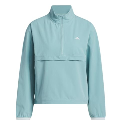 adidas Women's Go-To Quarter-Zip Jacket, Mint Tone, Medium | Amazon (US)