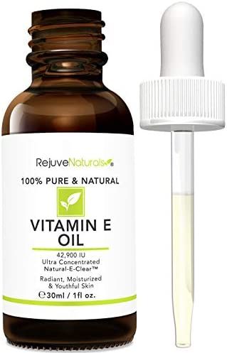 Vitamin E Oil - 100% Pure & Natural, 42,900 IU. Repair Dry, Damaged Skin from Surgery & Acne, Age... | Amazon (US)