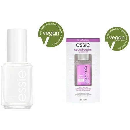 essie Blanc Nail Polish & Top Coat Bundle | Walmart (US)