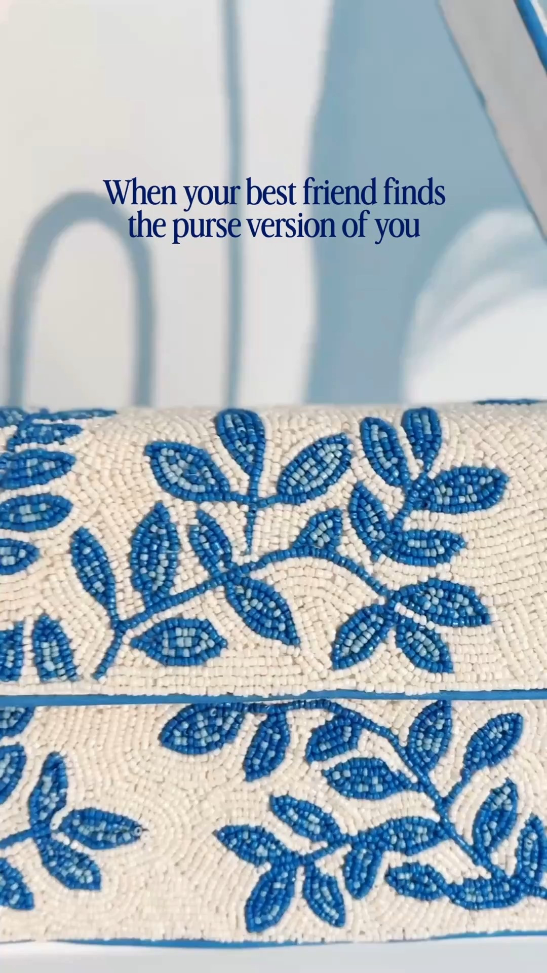 It’s also 40% off as of posting! I love this beaded blue and white bag - always get so many compliments on it 💙

#LTKSaleAlert #LTKStyleTip #LTKFindsUnder50