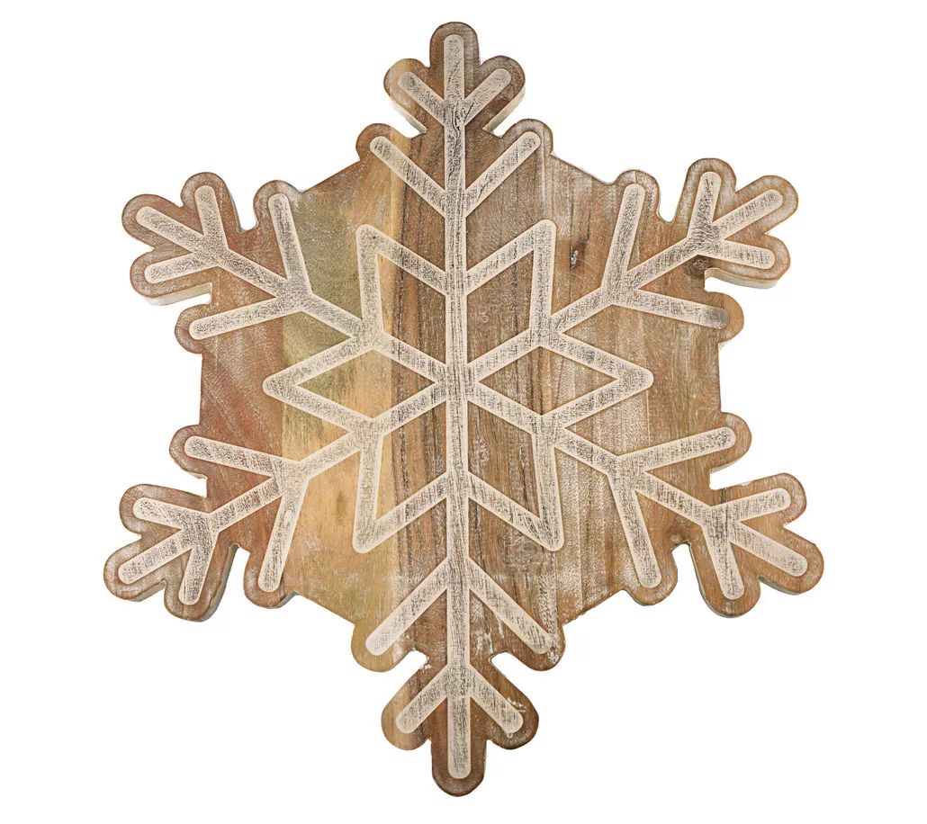 Godinger Snowflake Platter - QVC.com | QVC