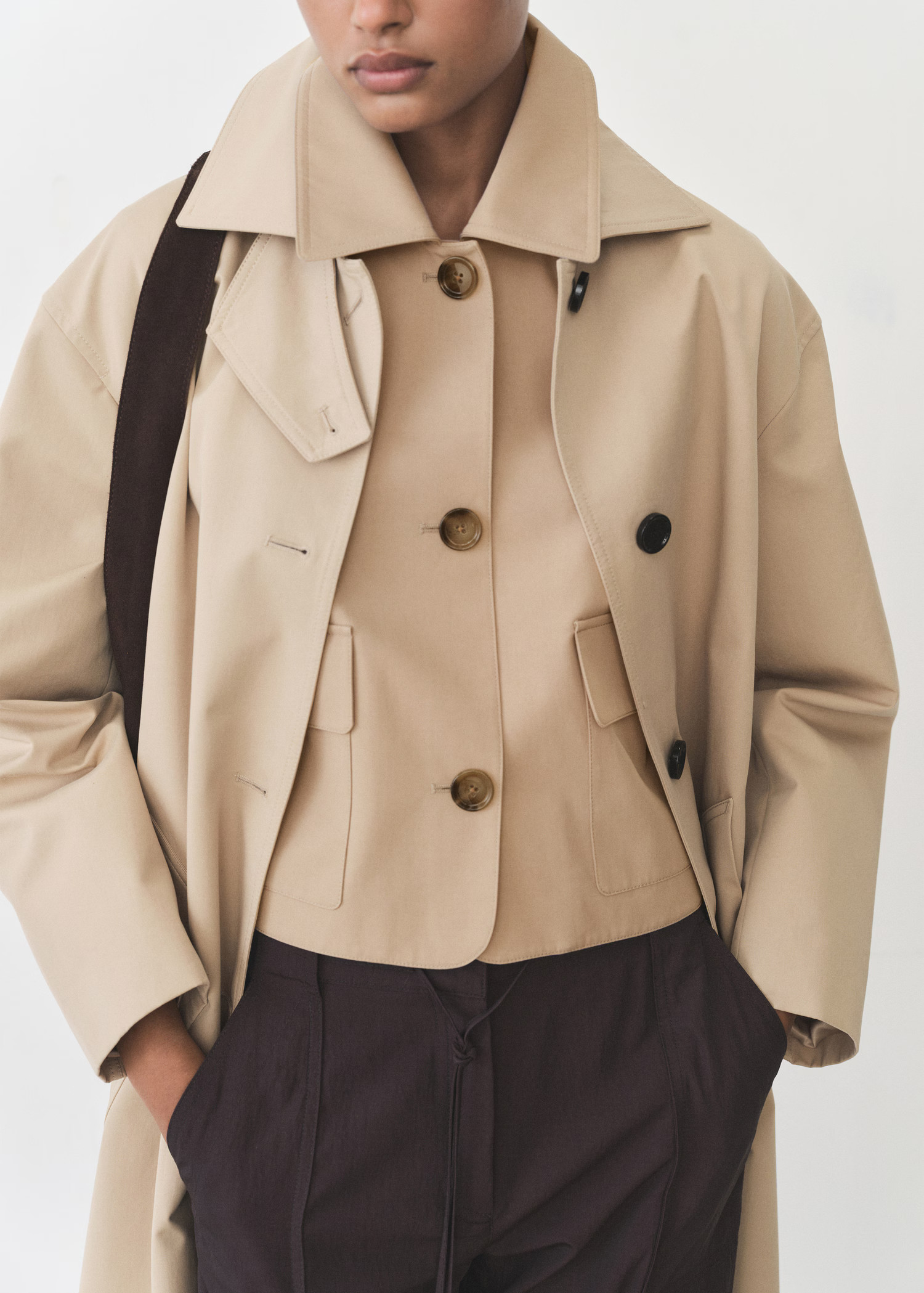 Cotton jacket with pockets - Women | MANGO United Kingdom | MANGO (UK)