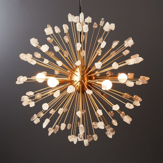 Ray Quartz Pendant Light | CB2