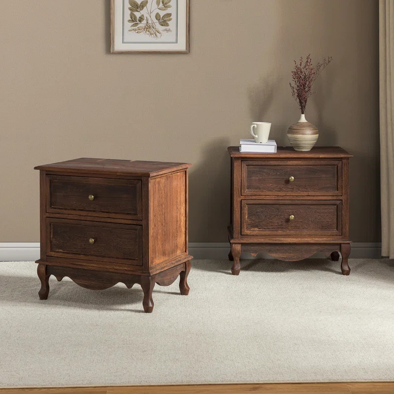 Lundgren Solid + Manufactured Wood Nightstand | Wayfair North America