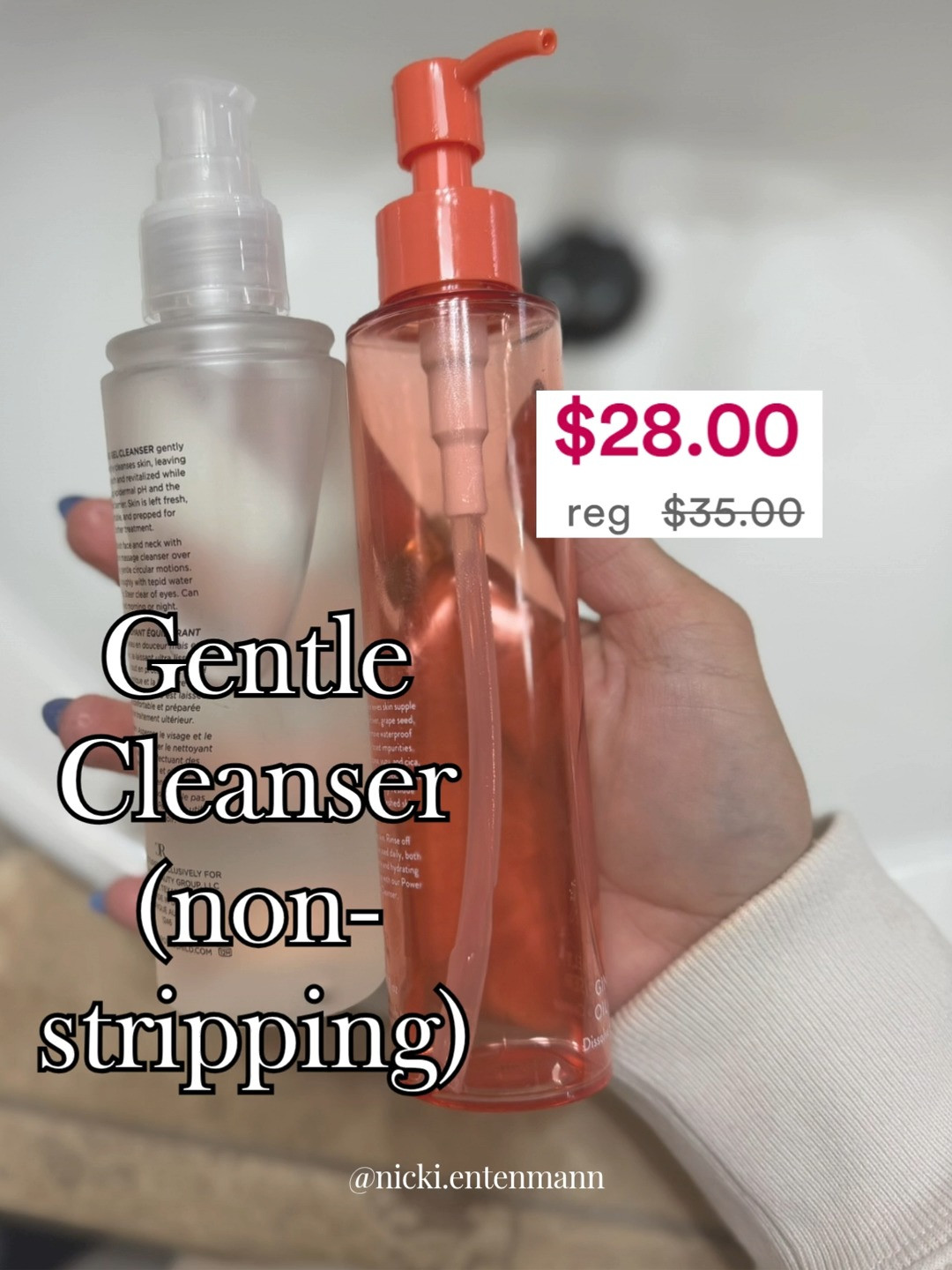 This week’s top pick: the gentle cleanser that hugs skin without stripping a drop. My glow-up buddy keeping things fresh and fab! 🧴😊✨

#GentleCleanser #NonStrippingCleanser #SkincareRoutine #FacialCleanser #CleanBeauty #SensitiveSkinCare #DailySkincare #GlowUp #SkincareEssentials #LTKBeauty 

 #LTKSaleAlert #LTKBeauty