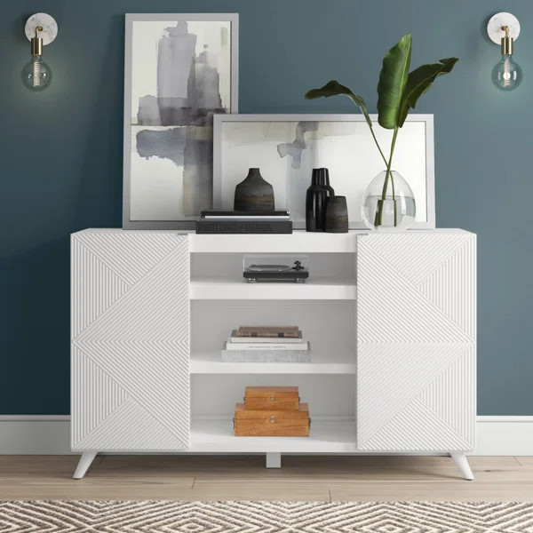 Halvorsen 55.63'' Media Console | Wayfair North America