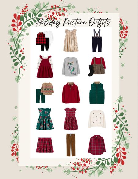 Holiday Picture Outfits 🎄#holiday #holidayoutfits #xmas #thanksgiving #fall #kids #carters #sale 

#LTKkids #LTKGiftGuide #LTKSeasonal