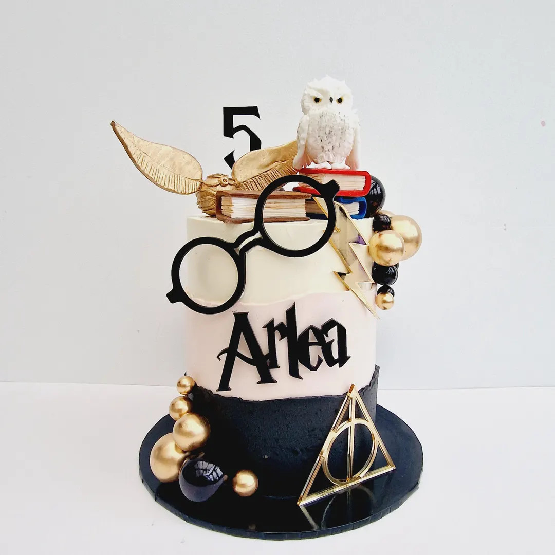 Wizard Cake Topper Set: Acrylic Personalized Birthday Party Decorations | Etsy (US)