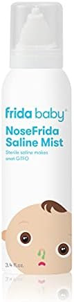 NoseFrida Saline Mist by Frida Baby Saline Nasal Spray to Soften Nasal Passages for Use Before No... | Amazon (US)