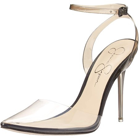 Jessica Simpson Womens Pirrie High Heel Pump 9 Clear Combo | Walmart (US)