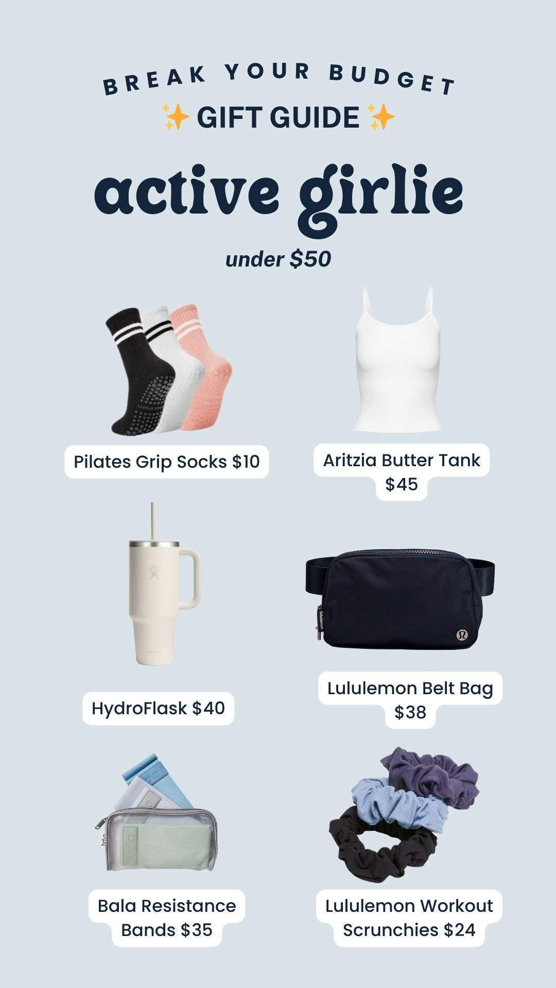 Gift Guide Under $50: Active Favorites! 

 #LTKGiftGuide #LTKHoliday #LTKActive