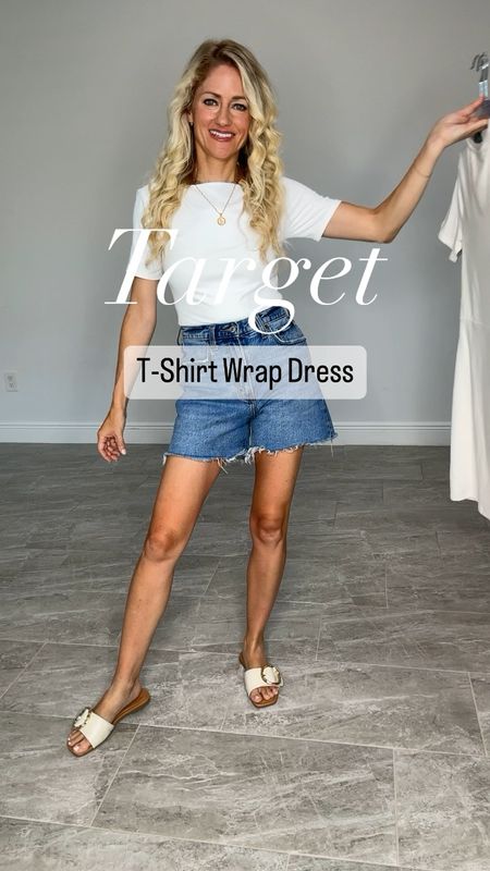 Target T shirt wrap dress with tie knot detail. Soft jersey fabric is stretchy. Dress it up or down with sneakers, sandals or wedges. Also comes in pink. 


#LTKStyleTip #LTKFindsUnder50