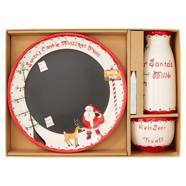 Santa's Message Plate Set | Indigo (CA)