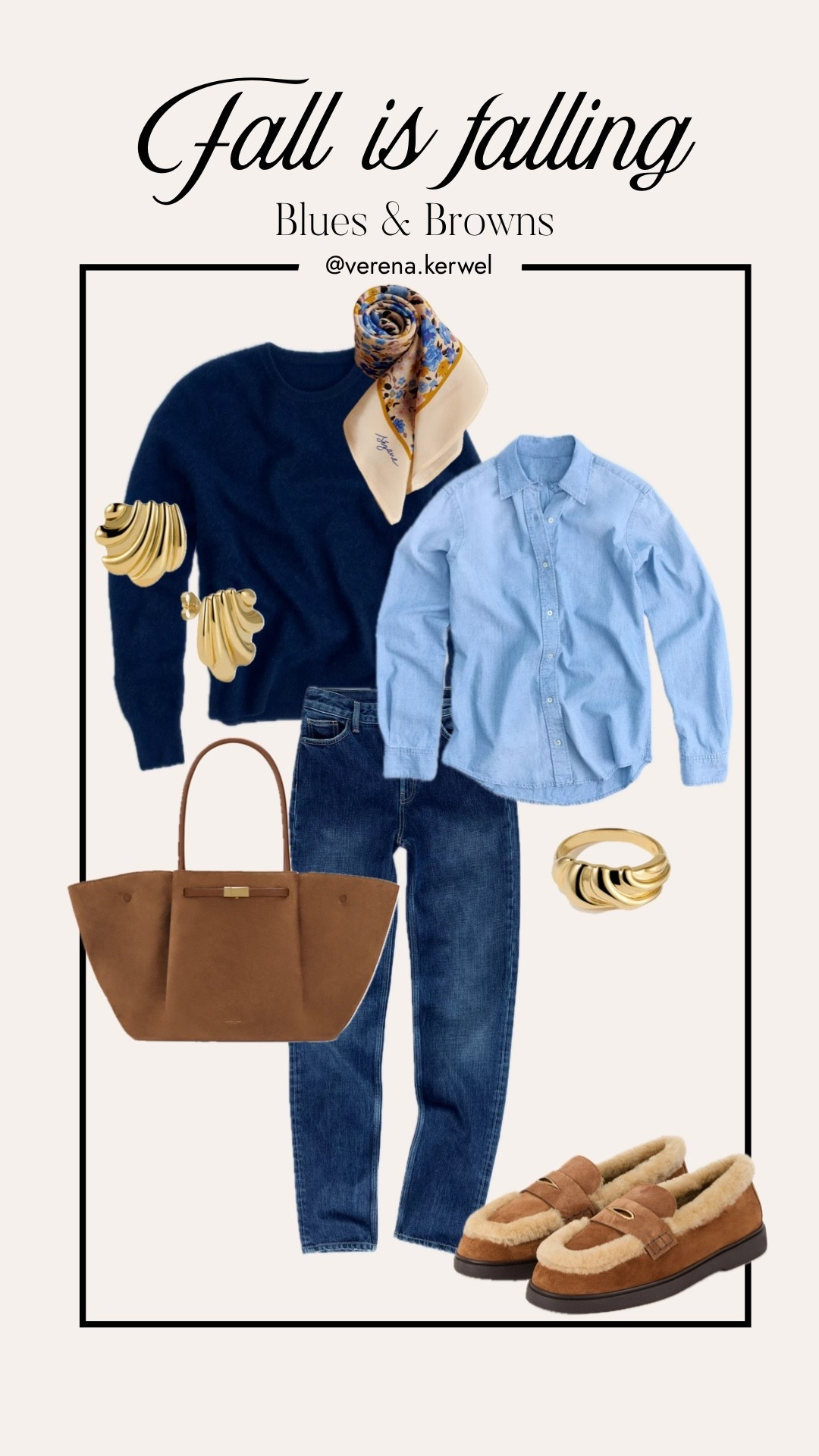 Fall Outfit feat. Suede Shopper & Loafers 🤎🧸