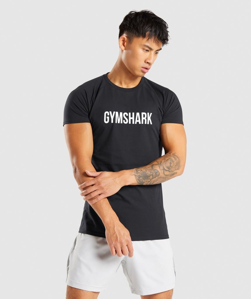 Gymshark Apollo T-Shirt - Black | Gymshark (Global)