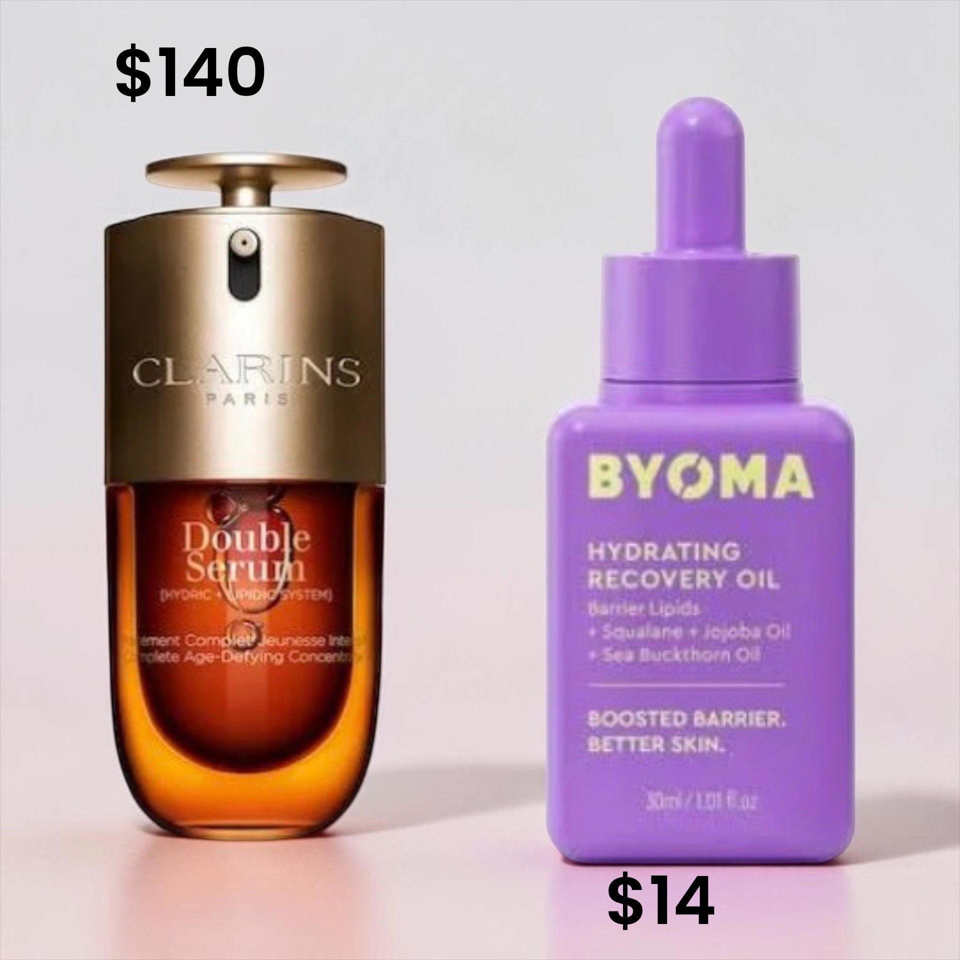 Glowy, healthy skin without the luxury price 💁🏼‍♀️ This lightweight oil delivers that same radiant, hydrated finish as Clarins—nourishing, smoothing, and giving your skin that effortless lit-from-within look.

Hashtags:
#skincaredupe #byoma #clarins #glowingskin #hydratedskin #affordableskincare #beautyhacks #dupealert #skincarefinds #glassskin

30 words / with slashes:
glowy / hydrated / radiant / skinbarrier / smooth / dewyskin / healthyglow / lightweight / nourishing / softskin / skincaredupe / affordablebeauty / glowboost / freshskin / glassskin / hydratedlook / plump / balanced / effortless / luminous