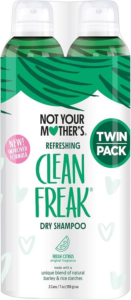 Not Your Mother's Clean Freak Refreshing Dry Shampoo (2-Pack) - 7 oz - Waterless Shampoo Instantl... | Amazon (US)