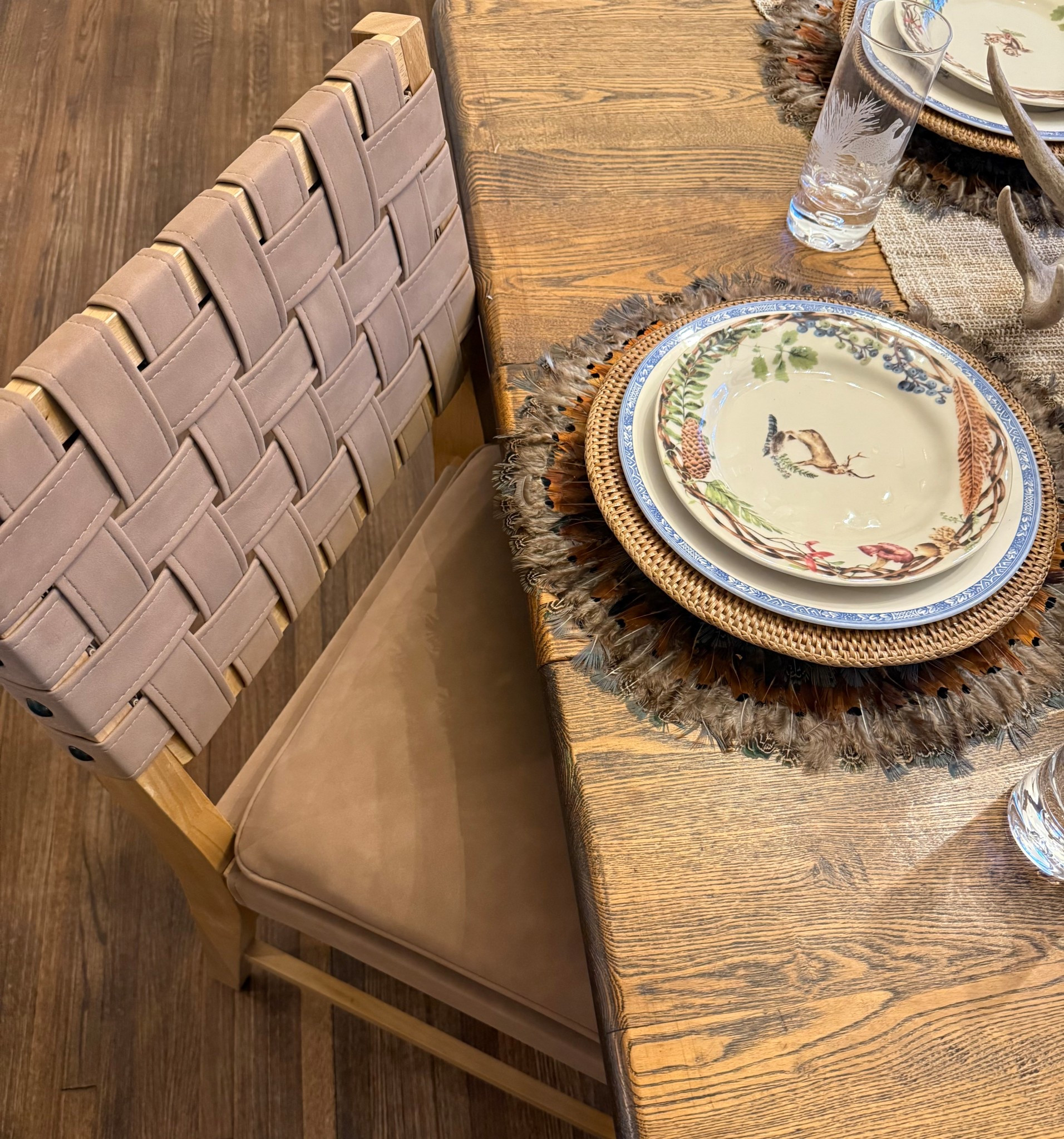 Juliska forest walk table setting and Nathan James dining chairs!

#LTKHome
