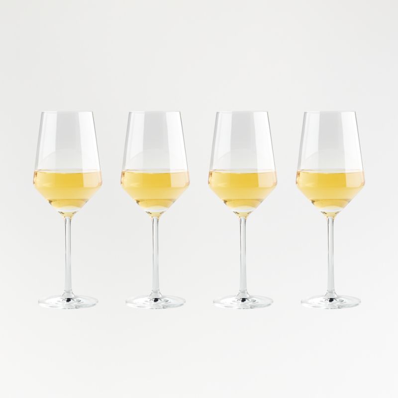 Schott Zwiesel Pure Tour Pinot Grigo Glasses, Set of 4 + Reviews | Crate & Barrel | Crate & Barrel