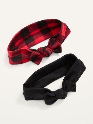 Jersey-Knit Bow-Tie Headband 2-Pack for Toddler | Old Navy (US)