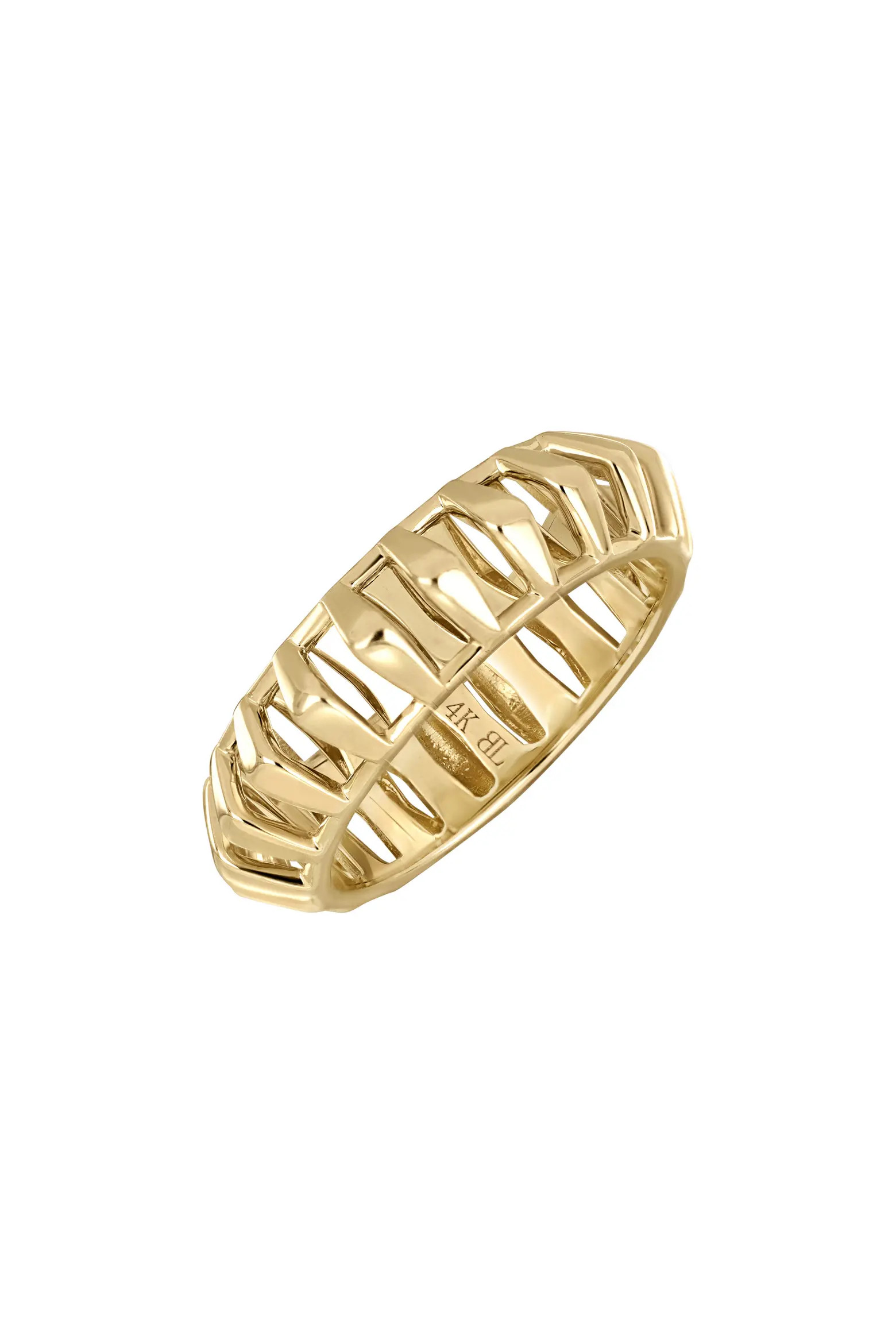 14K Gold Caged Wide Ring (Women) | Nordstrom | Nordstrom