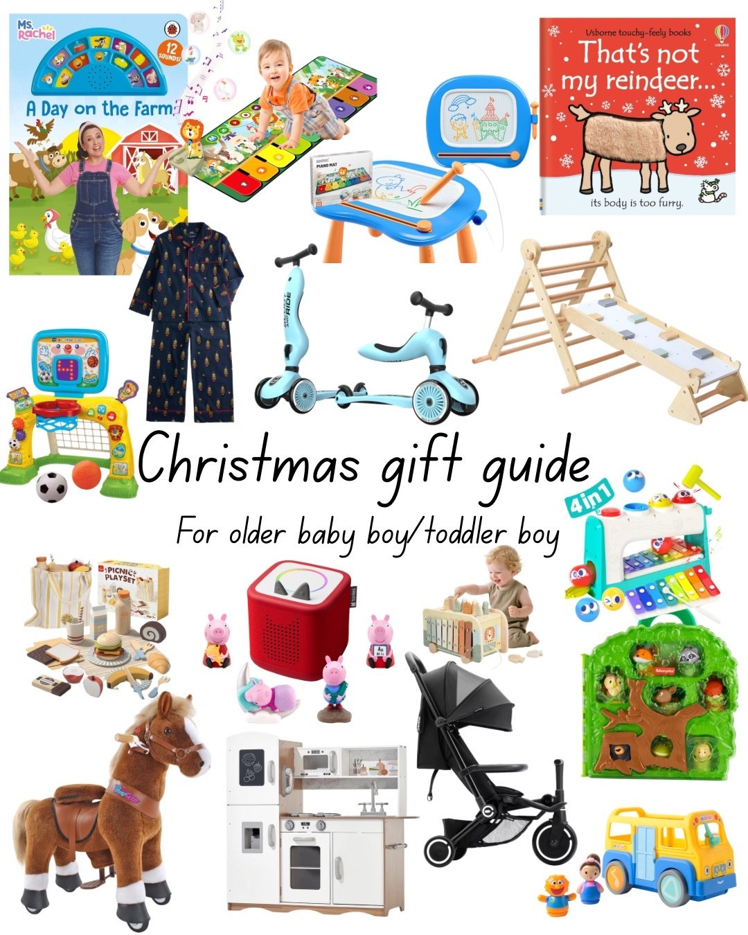 Gifts for older baby boy/toddler boy 🐴🐷🎶
