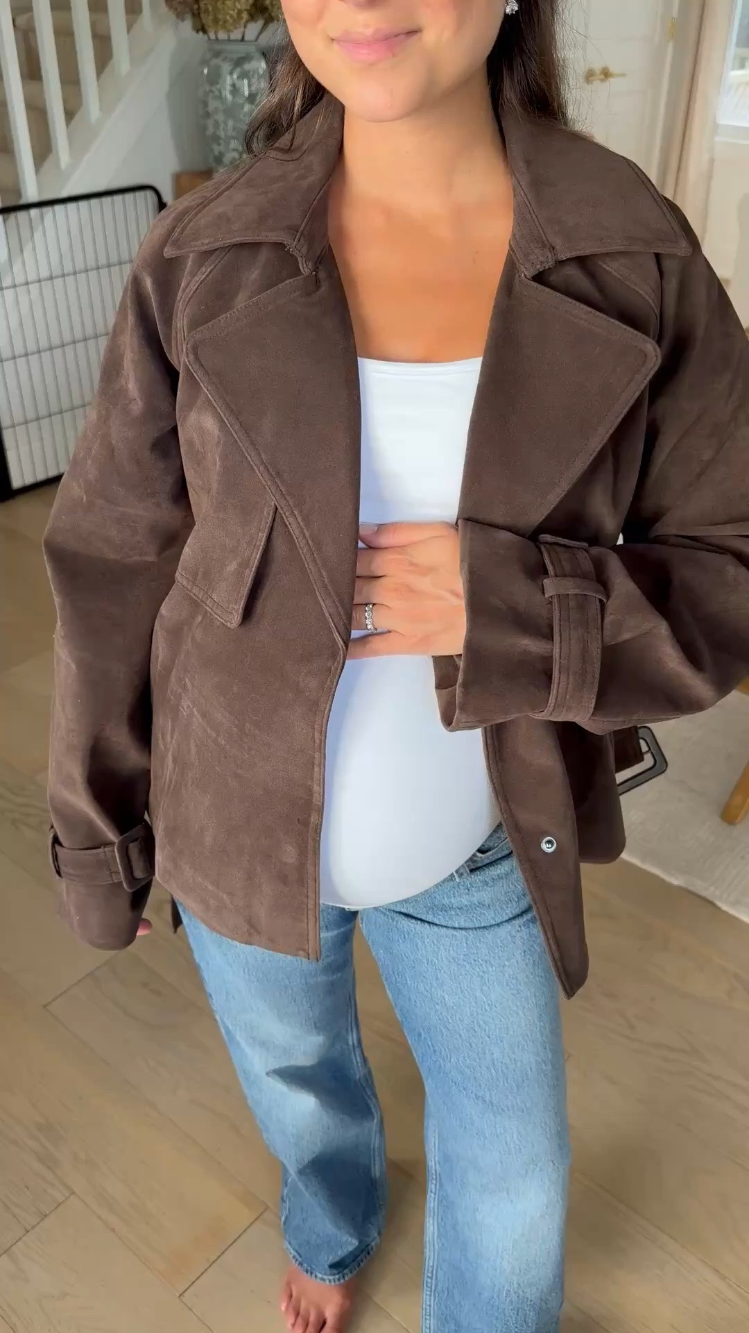 [8/21/26] @abercrombie sale! 30% off almost everything | xs in jacket and 26 short in maternity denim.

*Offer valid online only August 20, 2026 to August 24, 2026 in US/CA. Exclusions apply as indicated. Online price reflects discount.

#LTKBump #LTKSeasonal #LTKSaleAlert
