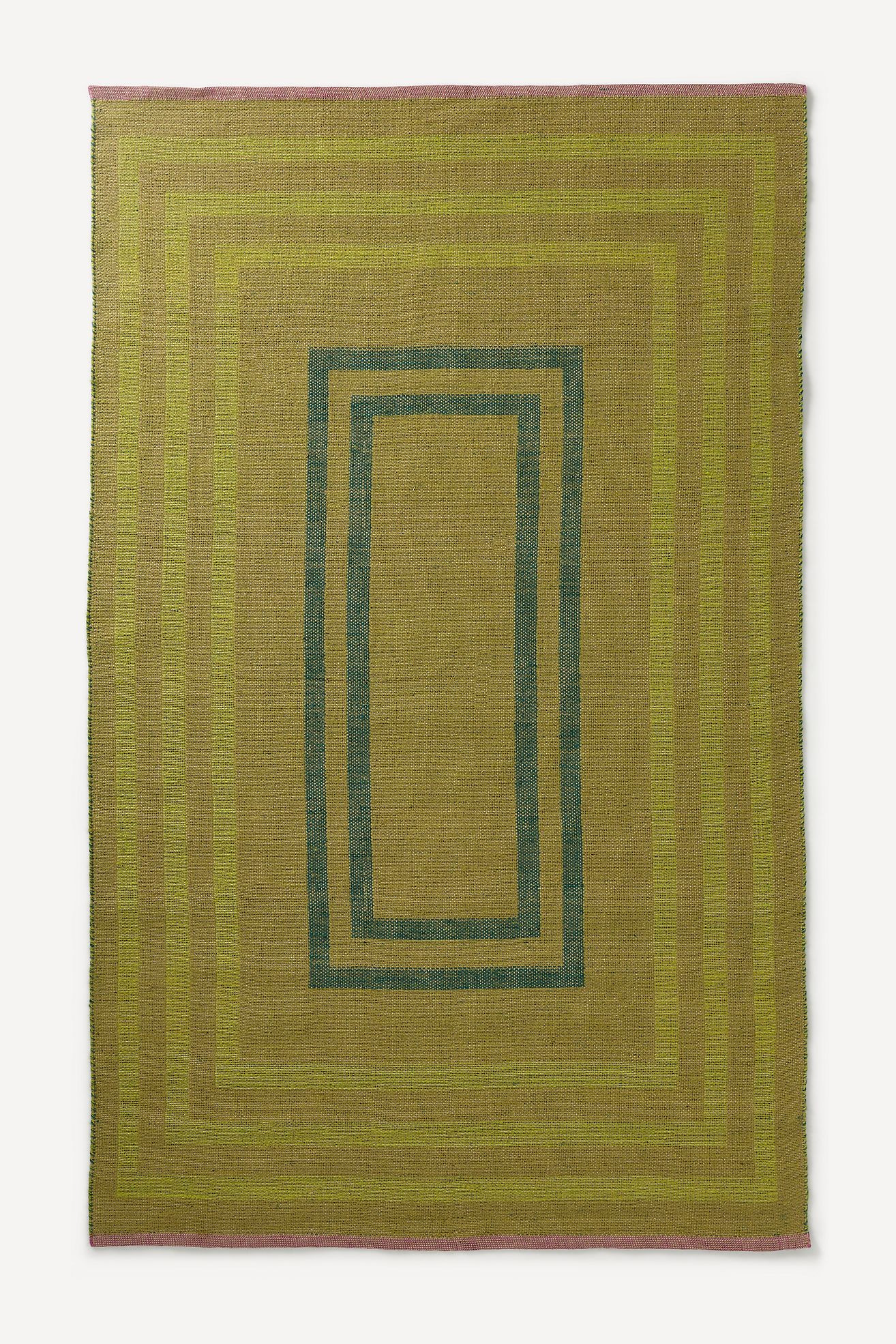 Pippa Flatwoven Jute Border Rug | Anthropologie (US)