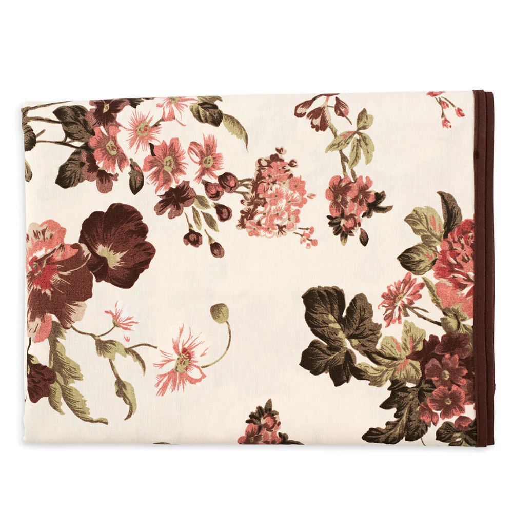 Cecile Tablecloth in Brown Floral | Over The Moon