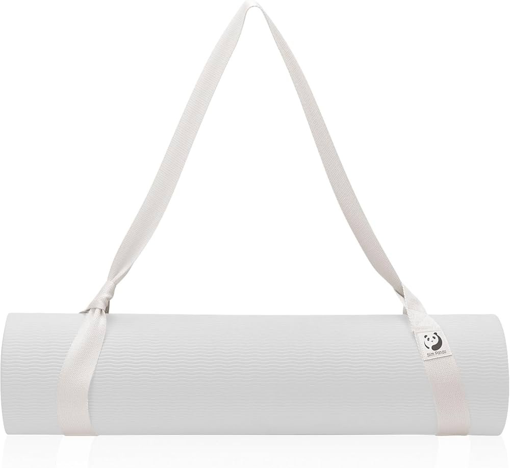 Slim Panda Yoga Mat Straps for Carrying, Adjustable Yoga Mat Carrier, Yoga Mat Sling(Yoga Mat Not... | Amazon (US)