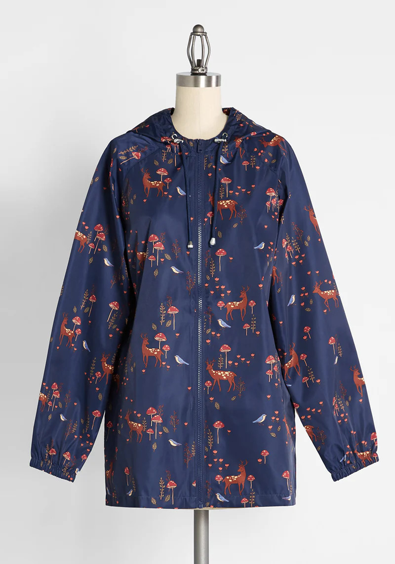 ModCloth x Princess Highway Whimsical Rain Jacket | ModCloth
