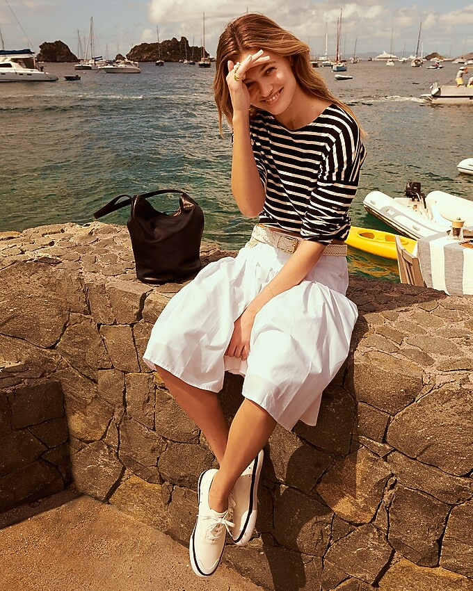 Saint James® for J.Crew relaxed boatneck T-shirt in stripe | J. Crew US