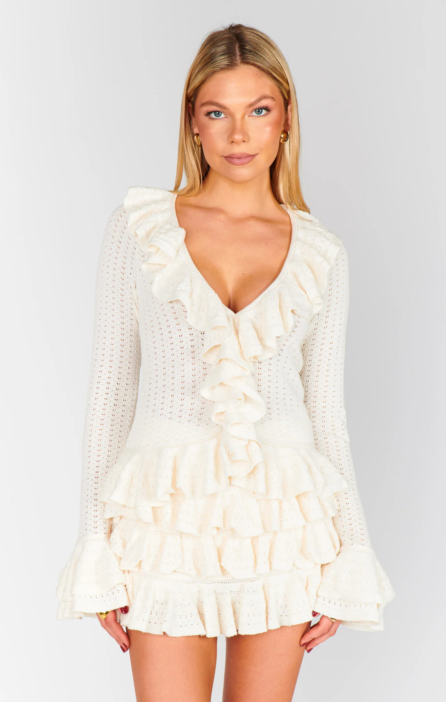 Marley Skort ~ Cream Pointelle Knit | Show Me Your Mumu