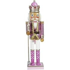 Kurt Adler 15-Inch Pink Nutcracker | Amazon (US)