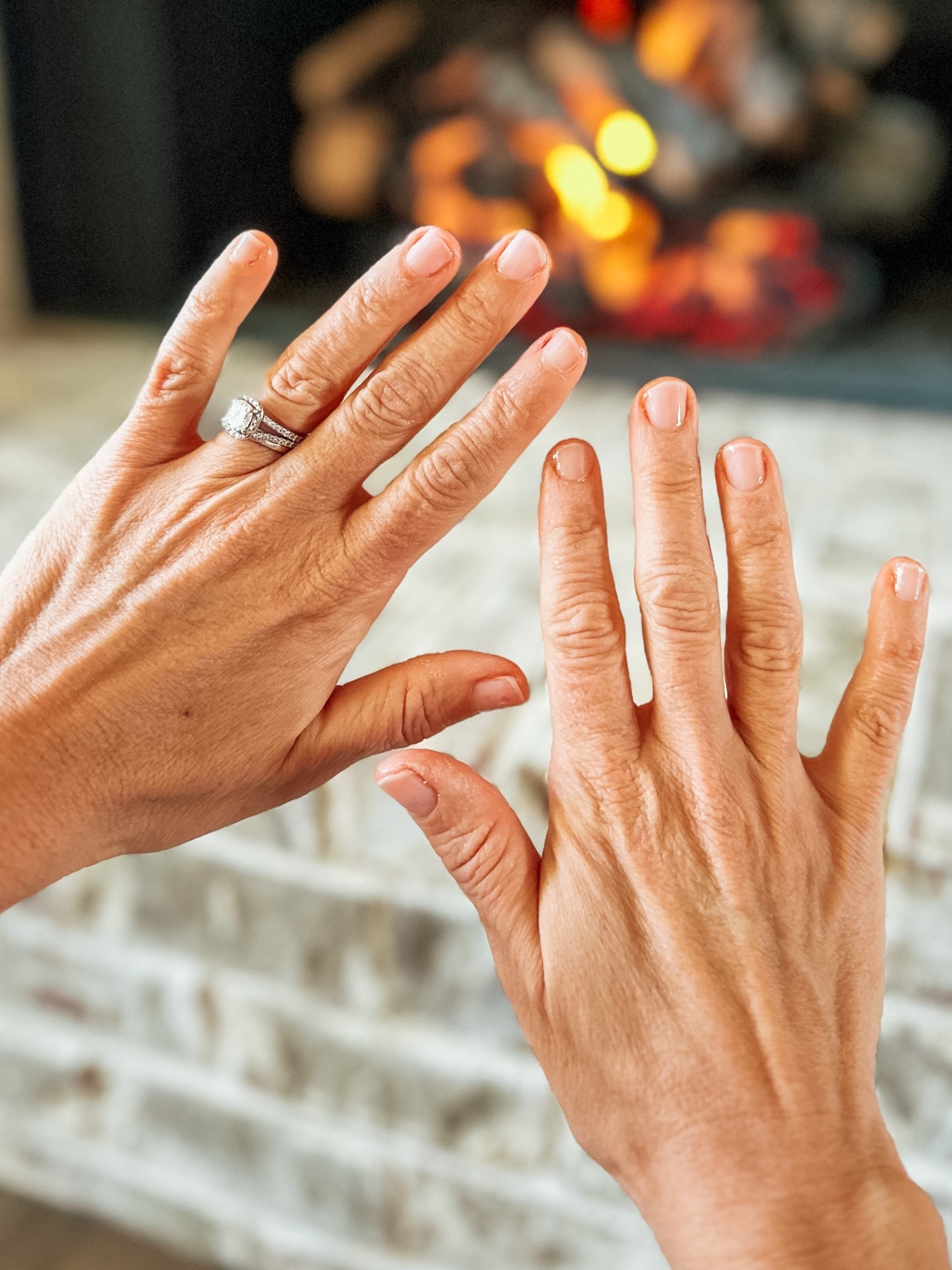 At home gel manicure. Milky Pink
your everyday "my nails but
better" winter shade. Also would make a great base coat if you wanted to do a fun nail design too

#LTKValentine #LTKBeauty #LTKselfcare
