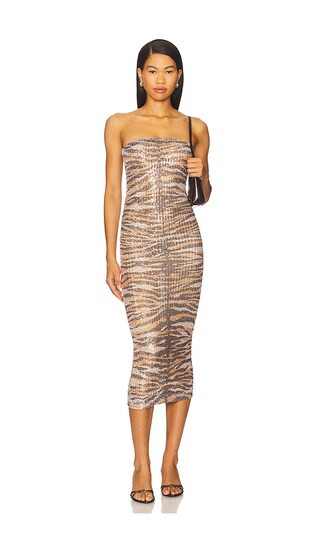 Tigress Tube Dress in Tiger Shine | Revolve Clothing (Global)
