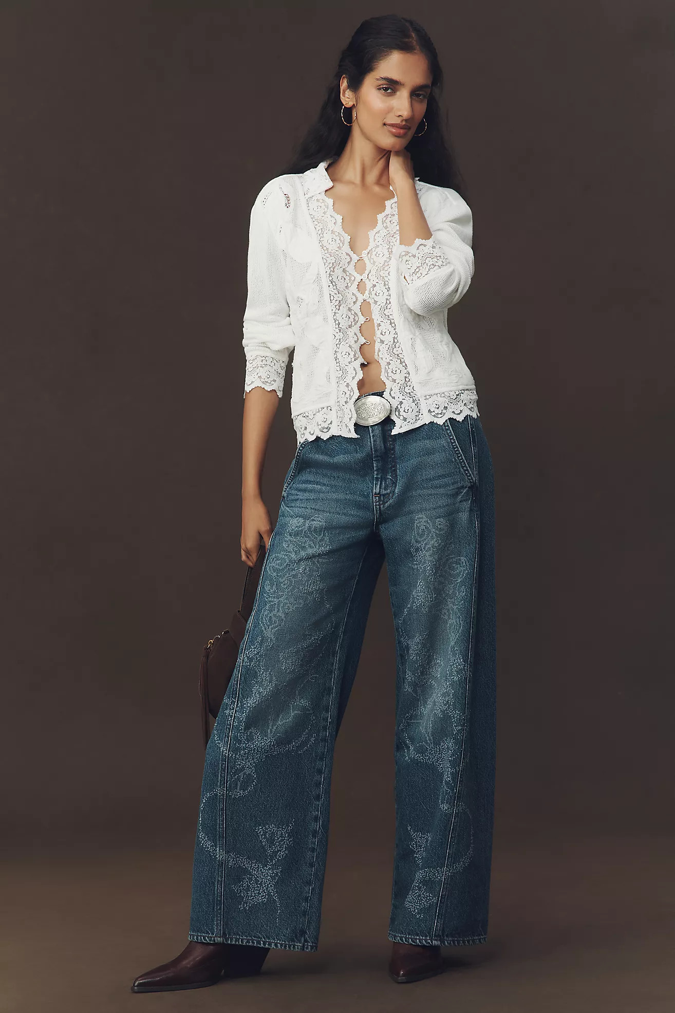 Pilcro High-Rise Tapered Jeans | Anthropologie (US)