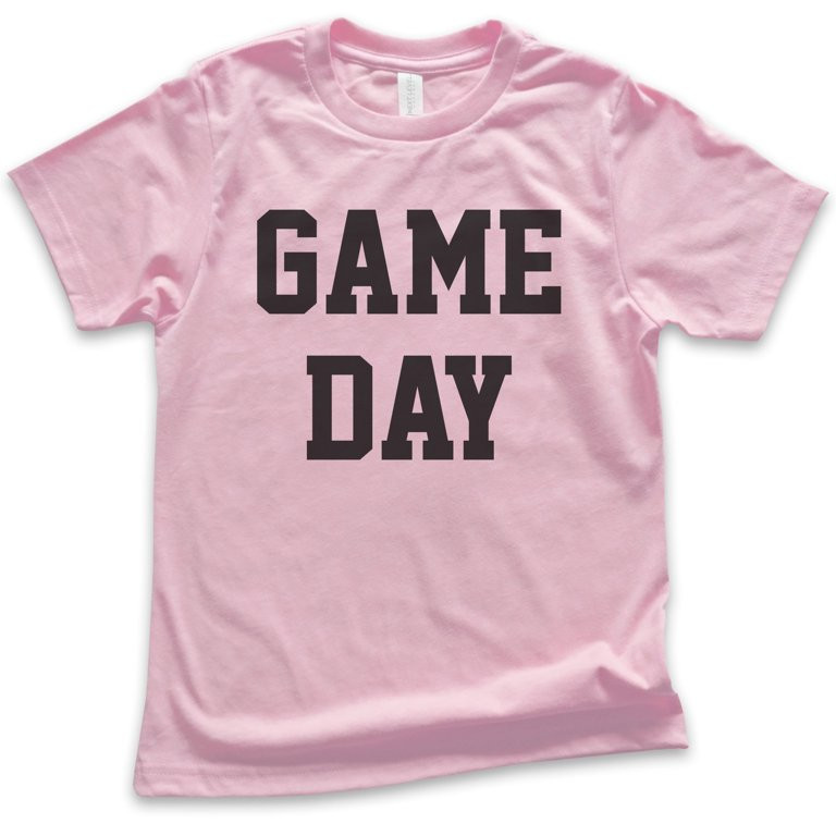 Kids Game Day T-shirt, Youth Kids Boy Girl T-Shirt, Sports Fan Shirt, Football Baseball Shirt, Ba... | Walmart (US)