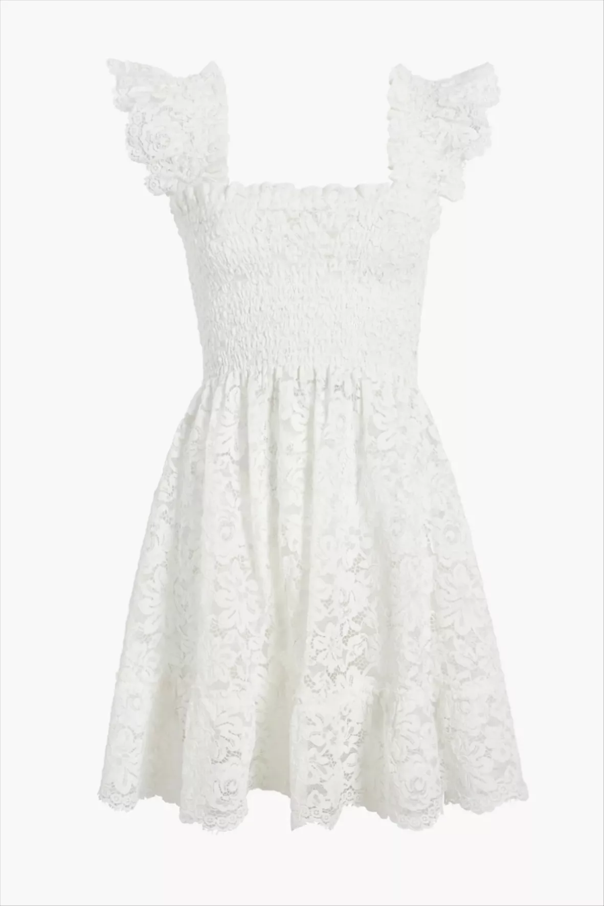 The Lace Elizabeth Nap Dress White Lace