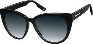 Zenni Women's Retro Cat-Eye Rx Sunglasses Black Plastic Full Rim Frame | Zenni Optical (US & CA)