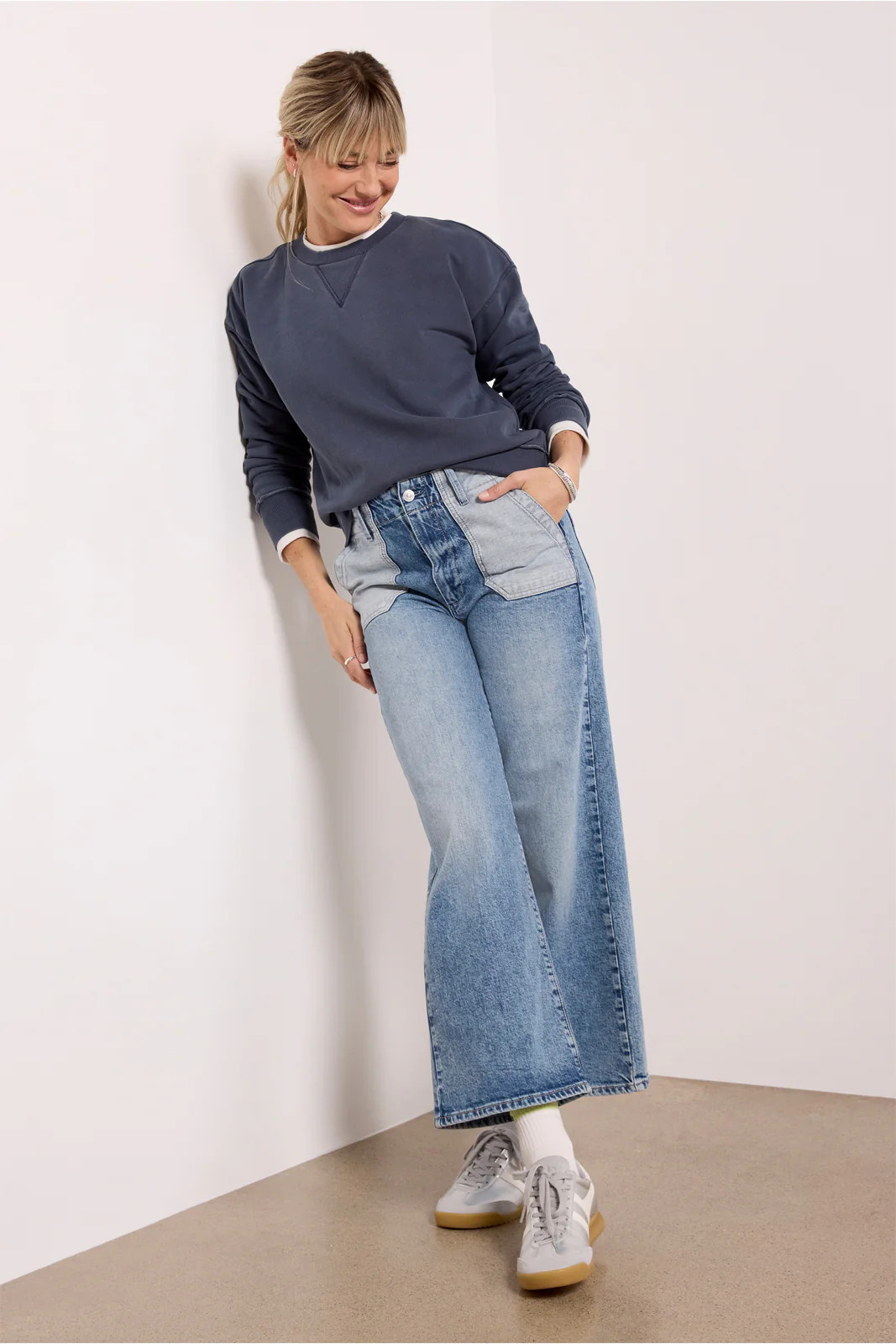 Charlize Crew Neck Sweatshirt | Evereve