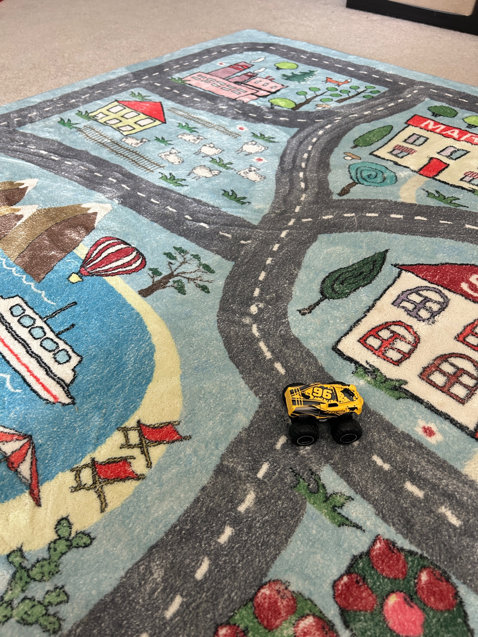 Softest rug and tons of fun 